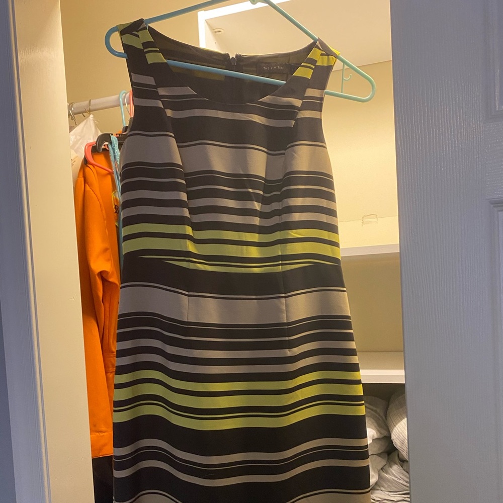 Limited Striped Sheath Dress